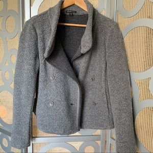 JAMES PERSE Sherpa Jacket in Gray Size 3